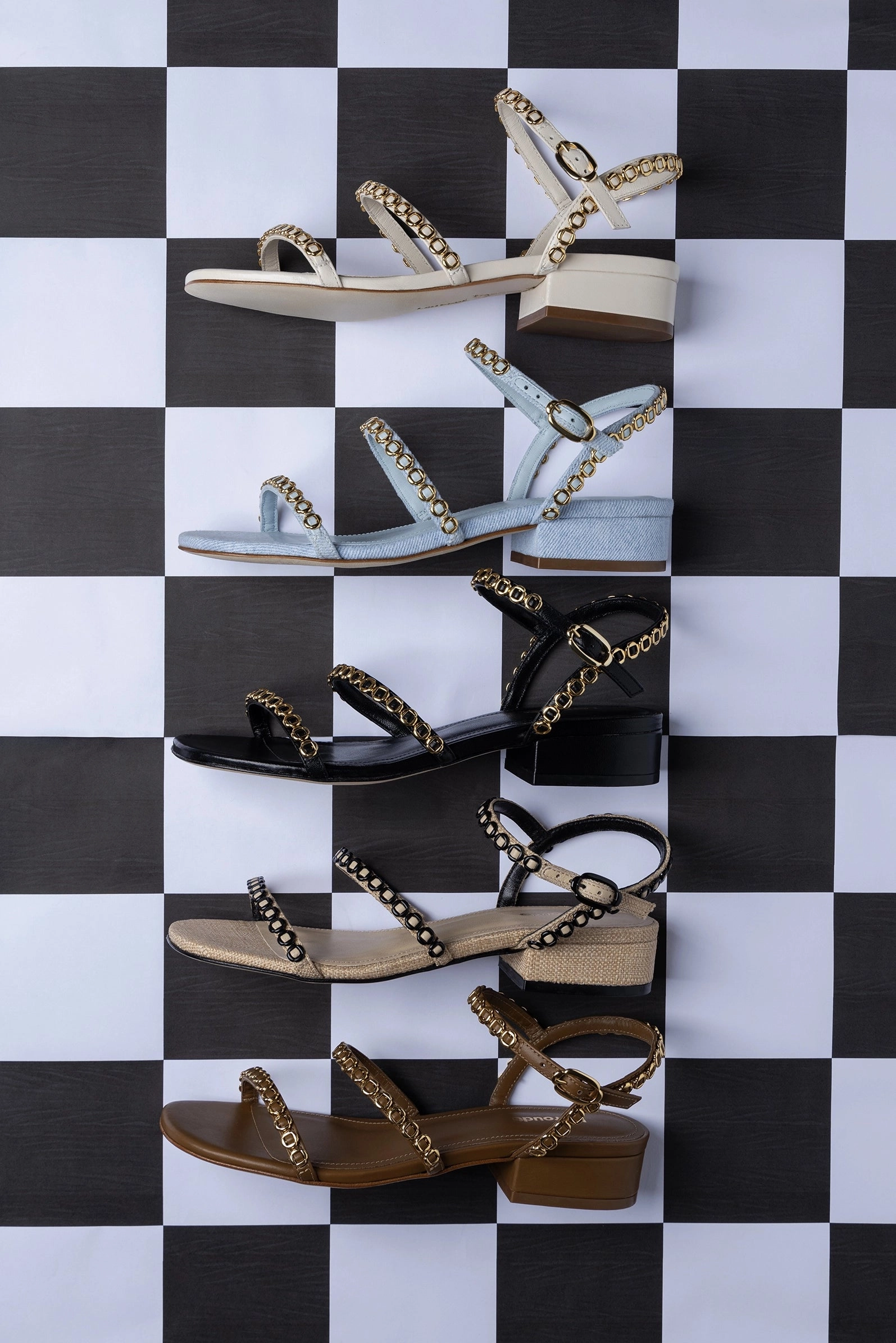 Milanina Flat Sandal In Russet Leather Ice Path