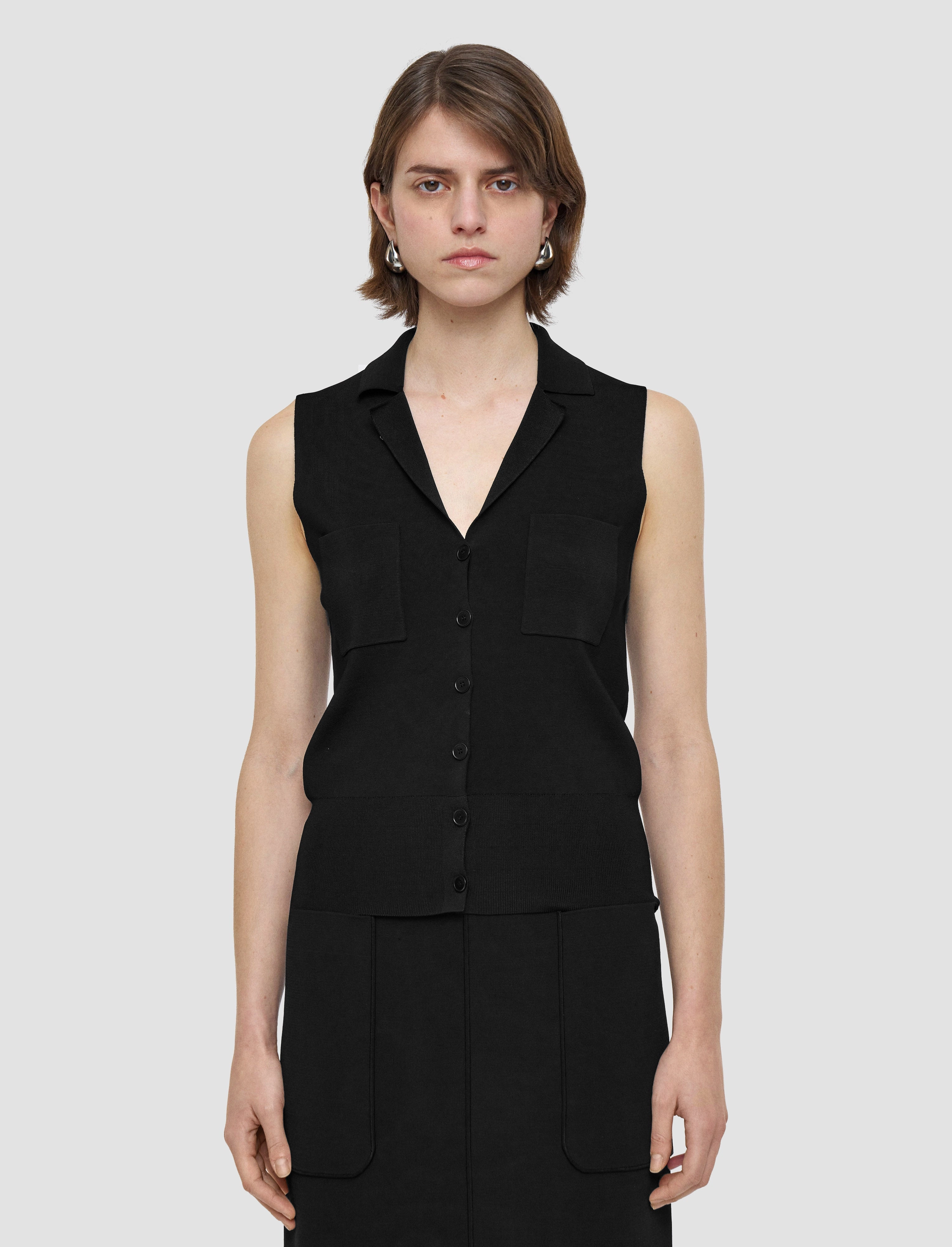 Versatile Comforted Breathable mesh panel Milano Knit Stretch Vest