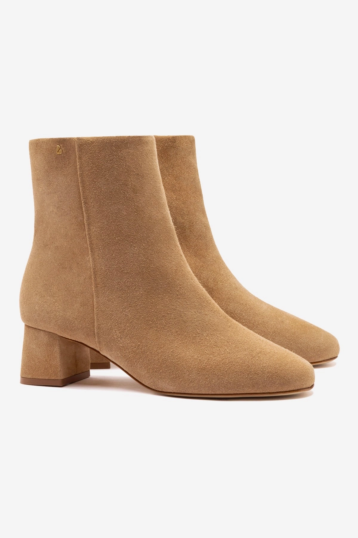 Mini Edie Boot In Peanut Suede Durable Sole Quick Drying Cold Weather Commuter