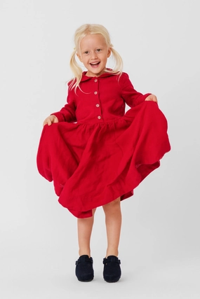 Mini Me Classic Dress, Long Sleeve Simple Yet Elegant Travel-Style