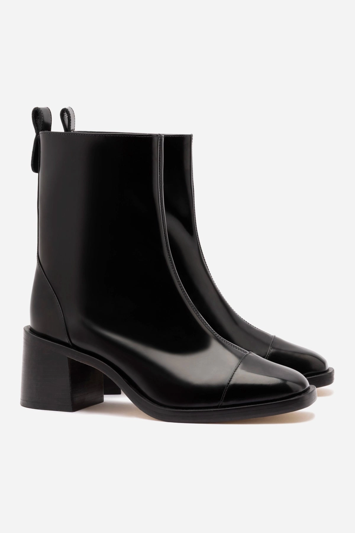 Soft Insole Mini Ricky Boot In Black Box Leather