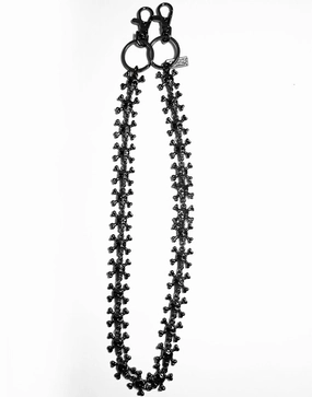 Comfy Ease Comfortable Look Wear MINI SKULL CHAIN BLACK