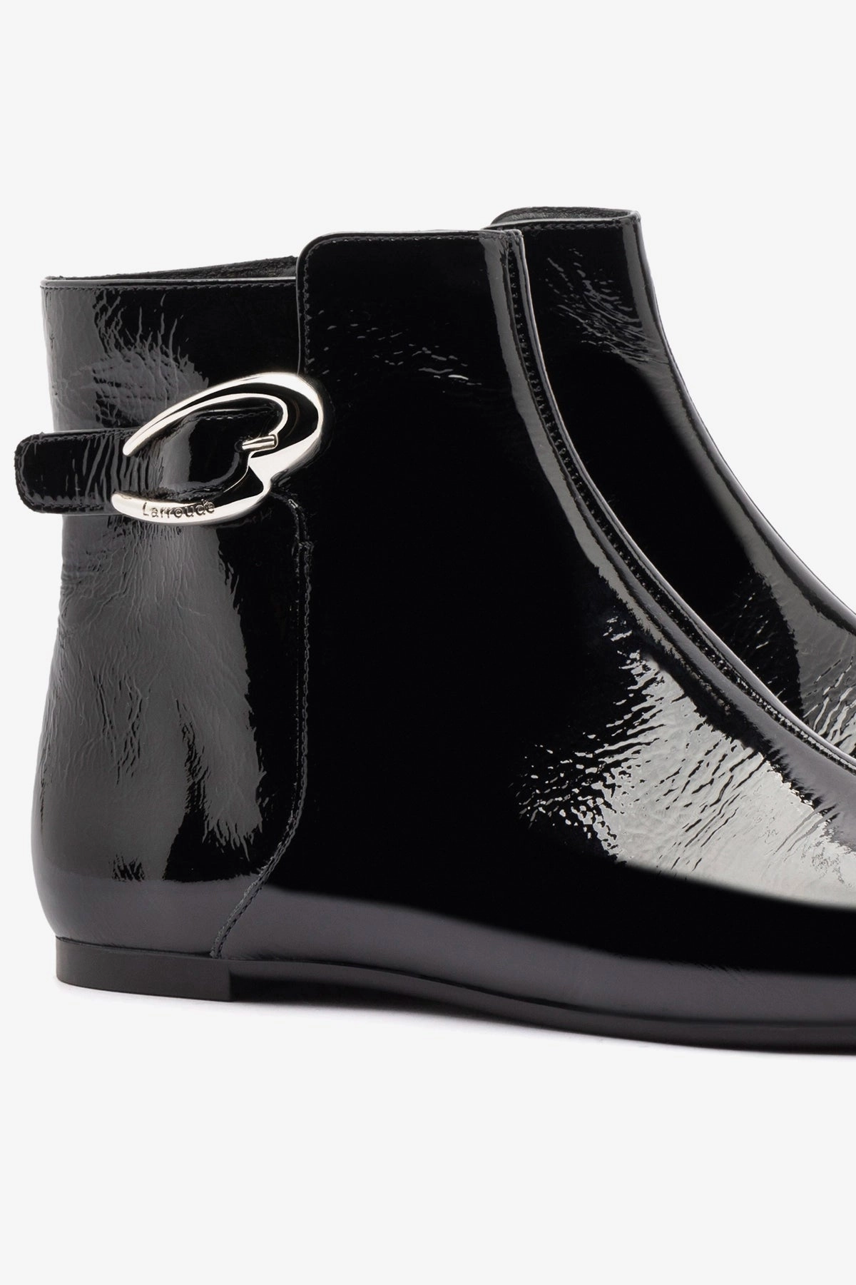 Mini Verona Boot In Black Patent Leather Quality Wear MoistureWicking