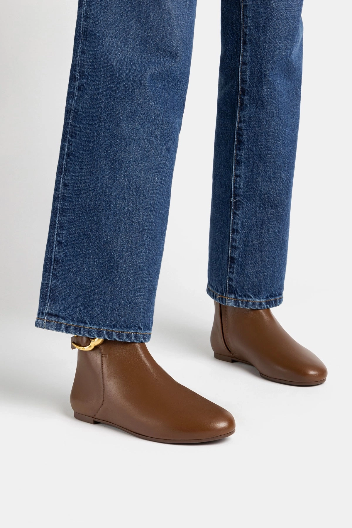 Daily Commuter Durable Shell Adventure Journey Mini Verona Boot In Burnt Umber Leather