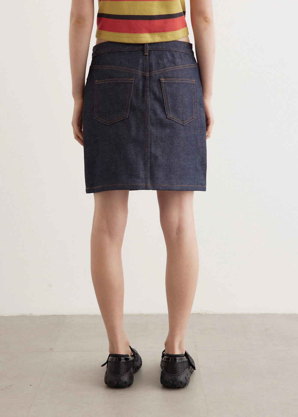 Standard Skirt Flexible Waistband Construction Relaxed Style Bold