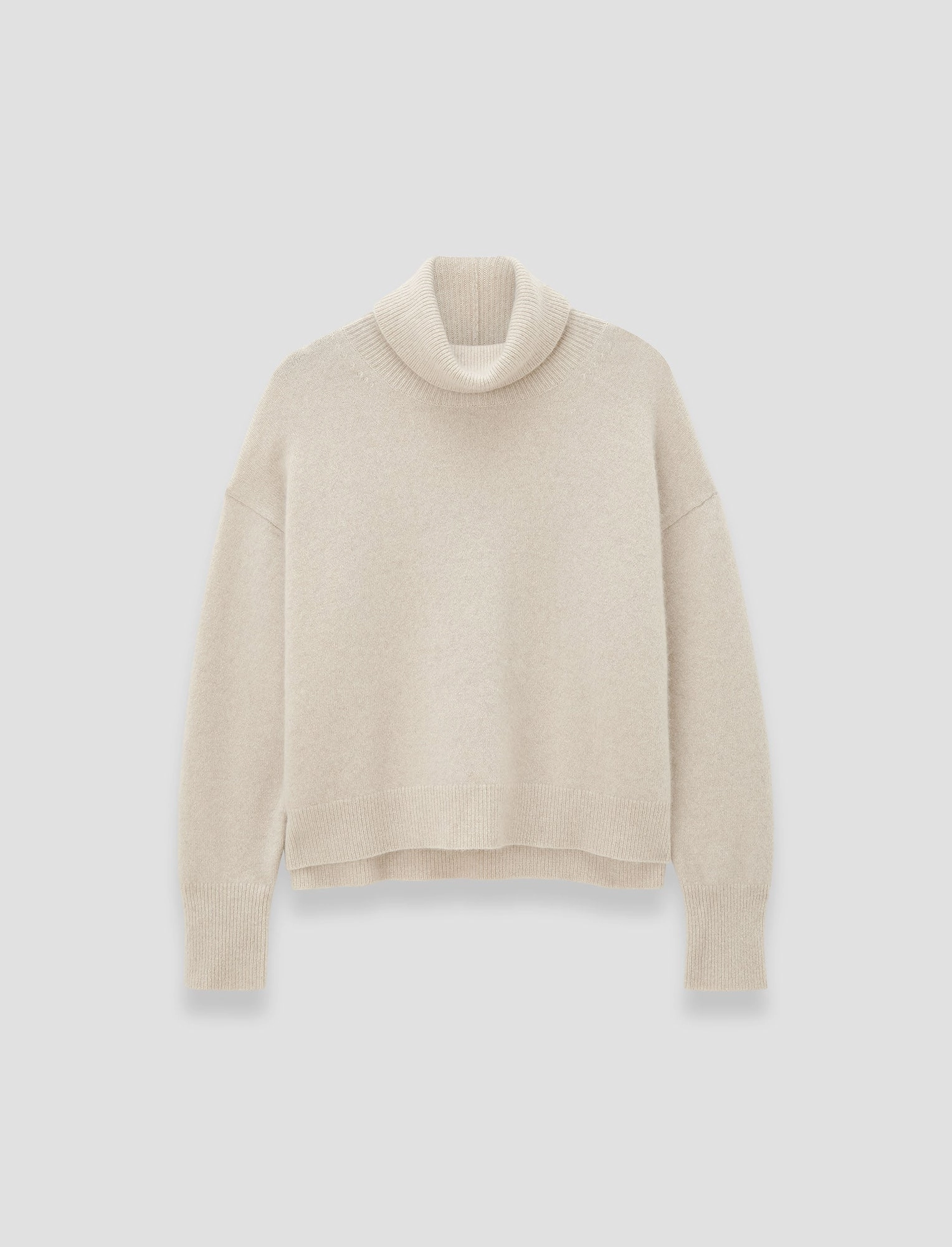 Off Duty Brushed Cashmere High Neck Jumper