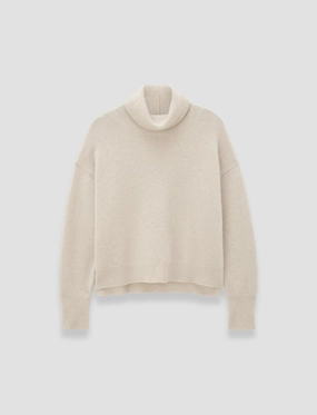 Off Duty Brushed Cashmere High Neck Jumper