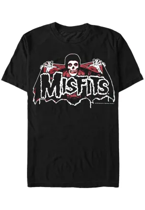 Comfy Look hiking clothes MISFITS BATFIEND TEE