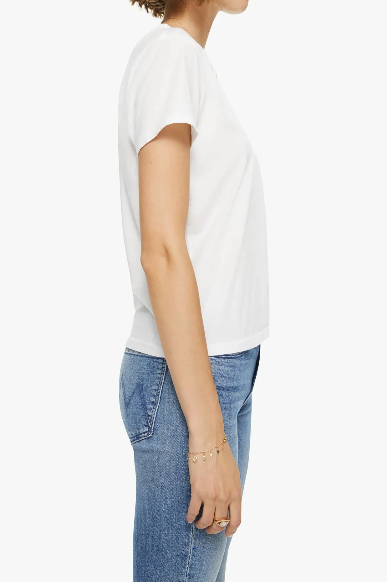 Ribbed Collar Trim Street Casual The Lil Goodie Goodie