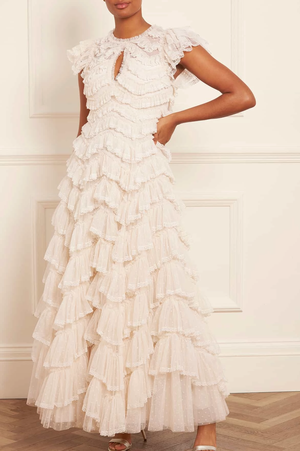 Dreamy Drape Profile Enhancer Libby Lace Gown