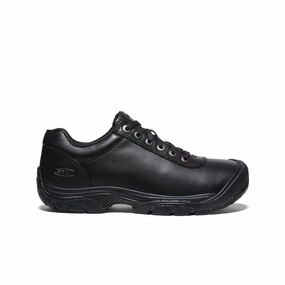 Seamless Comfort Urban Traveler Zip Closure Men's PTC Dress Oxford  |  Black