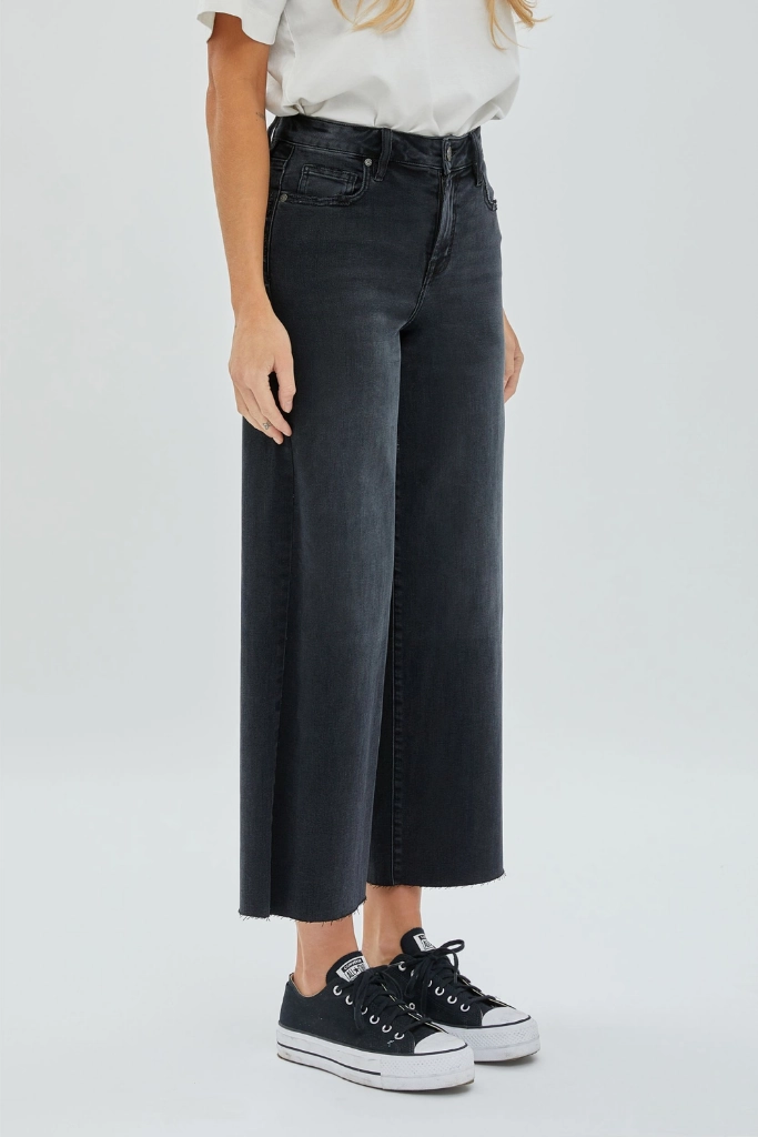 Nori High Rise Crop Wide Leg Jean Spring Mood Slim Outfit Essential