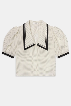 The Polka Dot Sailor Blouse Eco Friendly Material