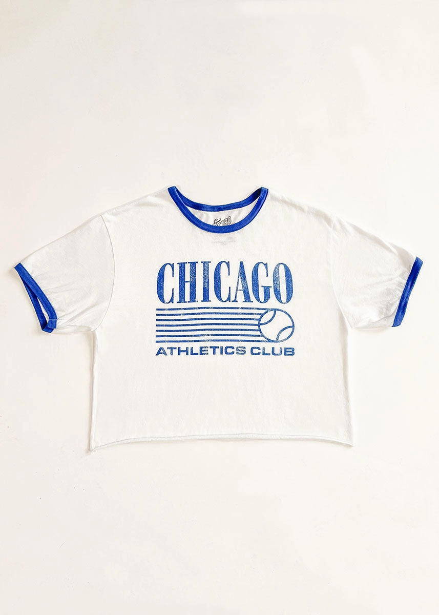 Chicago Athletics Club Ringer Tee Summer Polo
