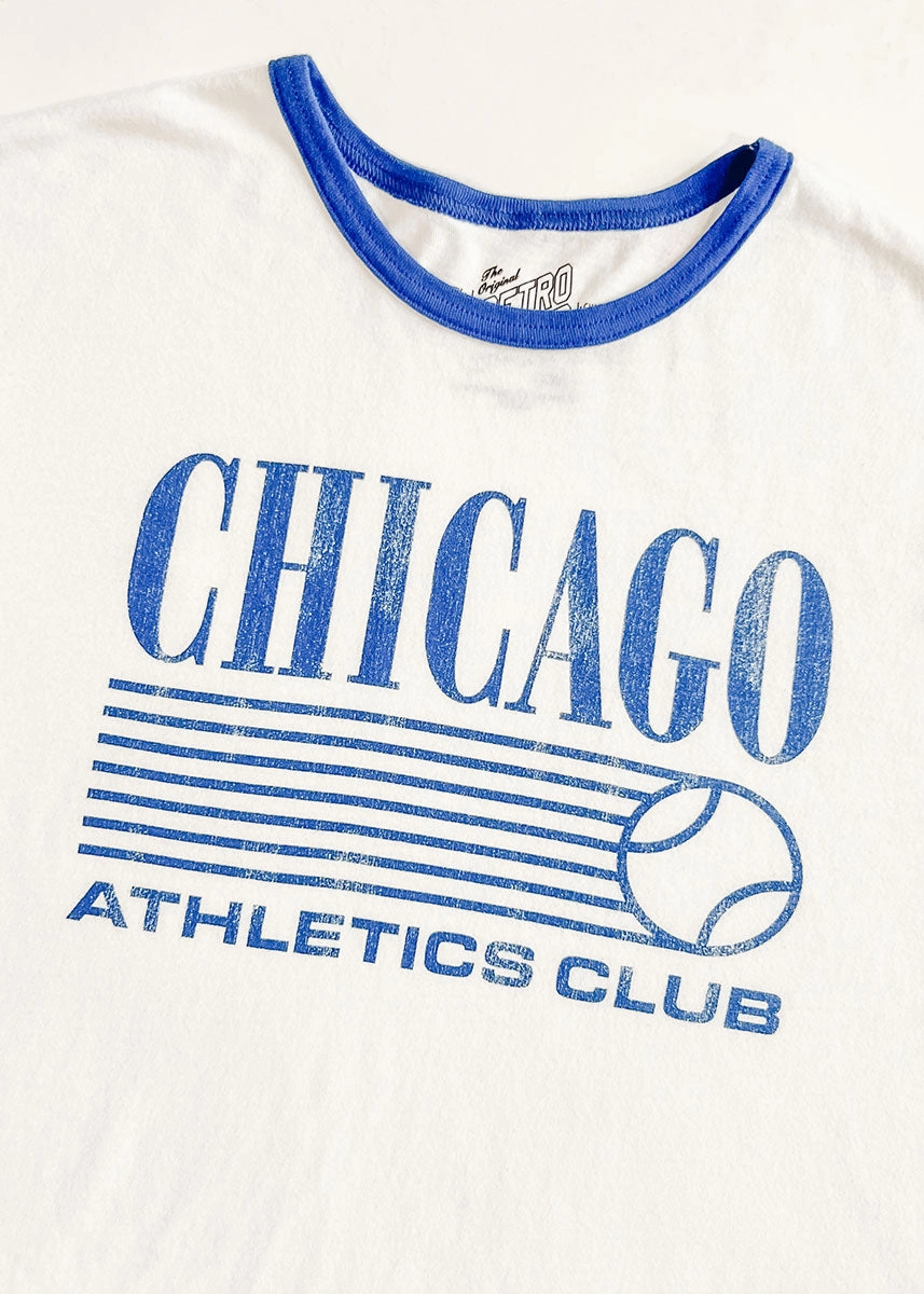 All Day Comfort Chicago Athletics Club Ringer Tee