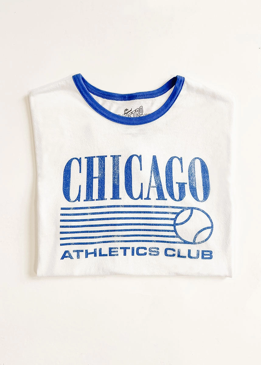 Chicago Athletics Club Ringer Tee Reflective Trims