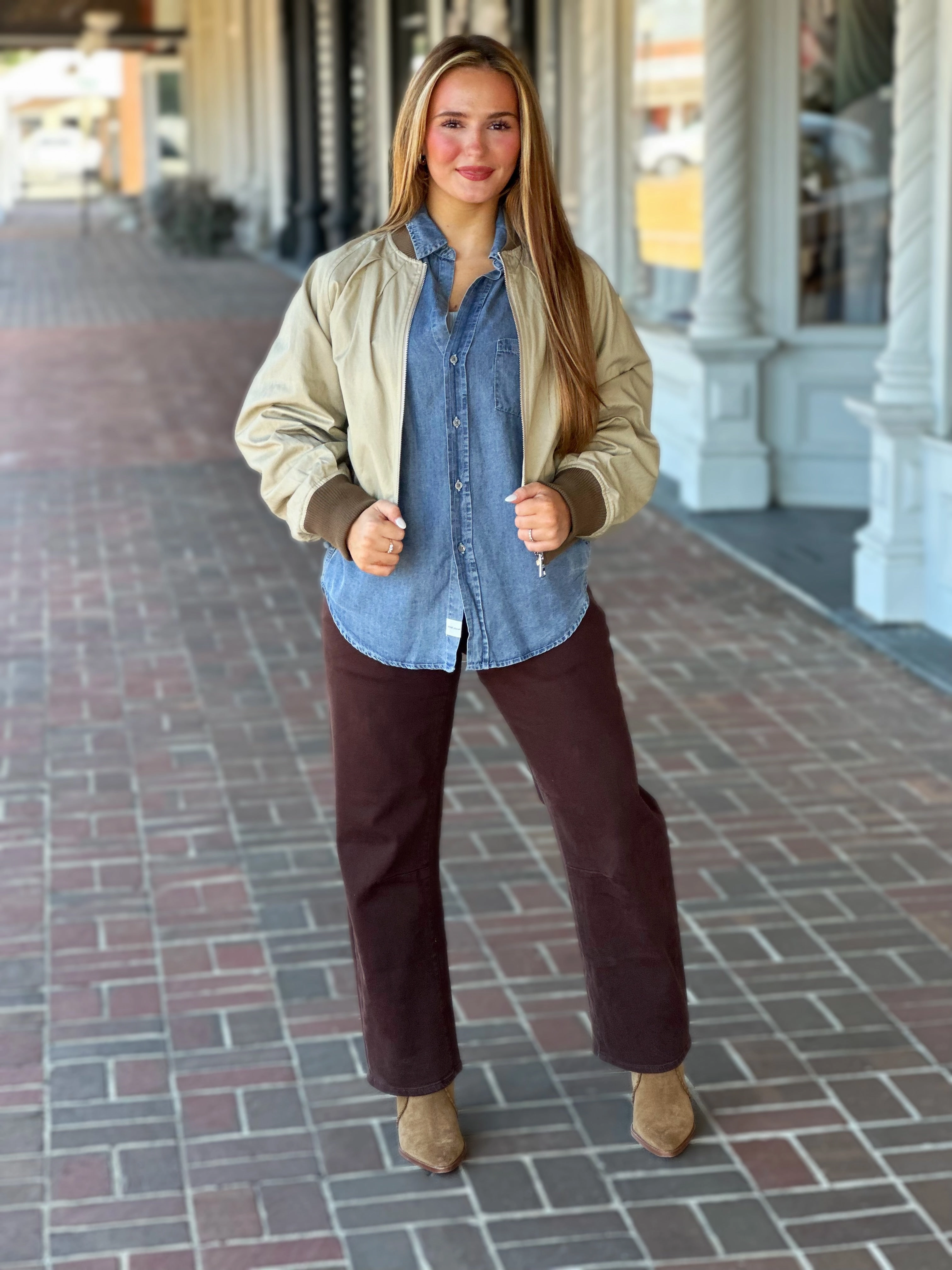 Hydrophobic Treatment Button Fastenings Steve Madden Bray Jacket in Khaki