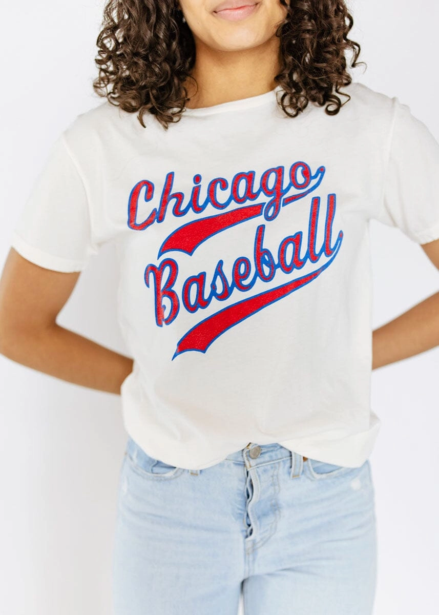 Chicago Baseball T-Shirt Elegant Cardigan