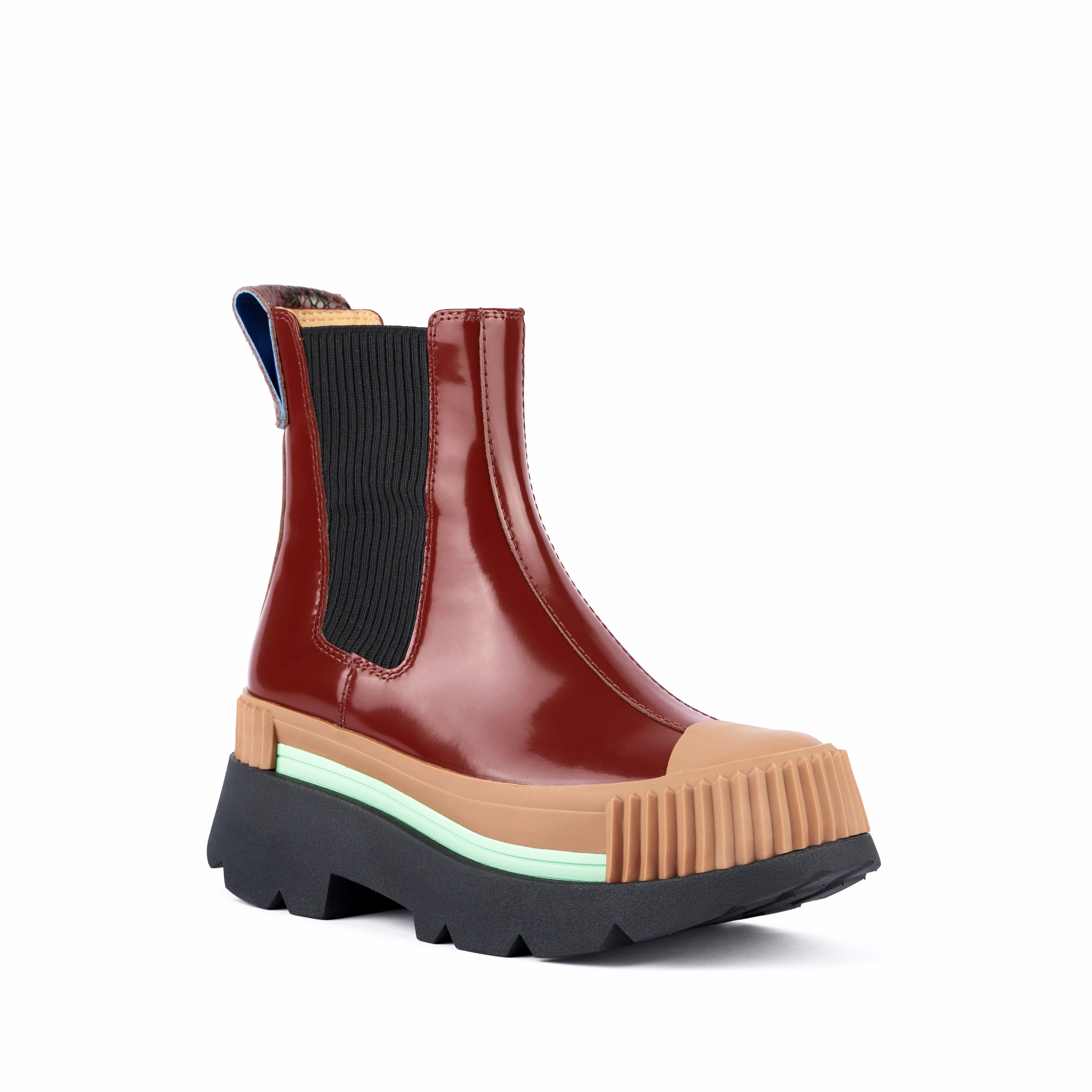 Non Marking Outsole Shock Absorbing Weather Resistant User ESKER CHELSEA SIENNA