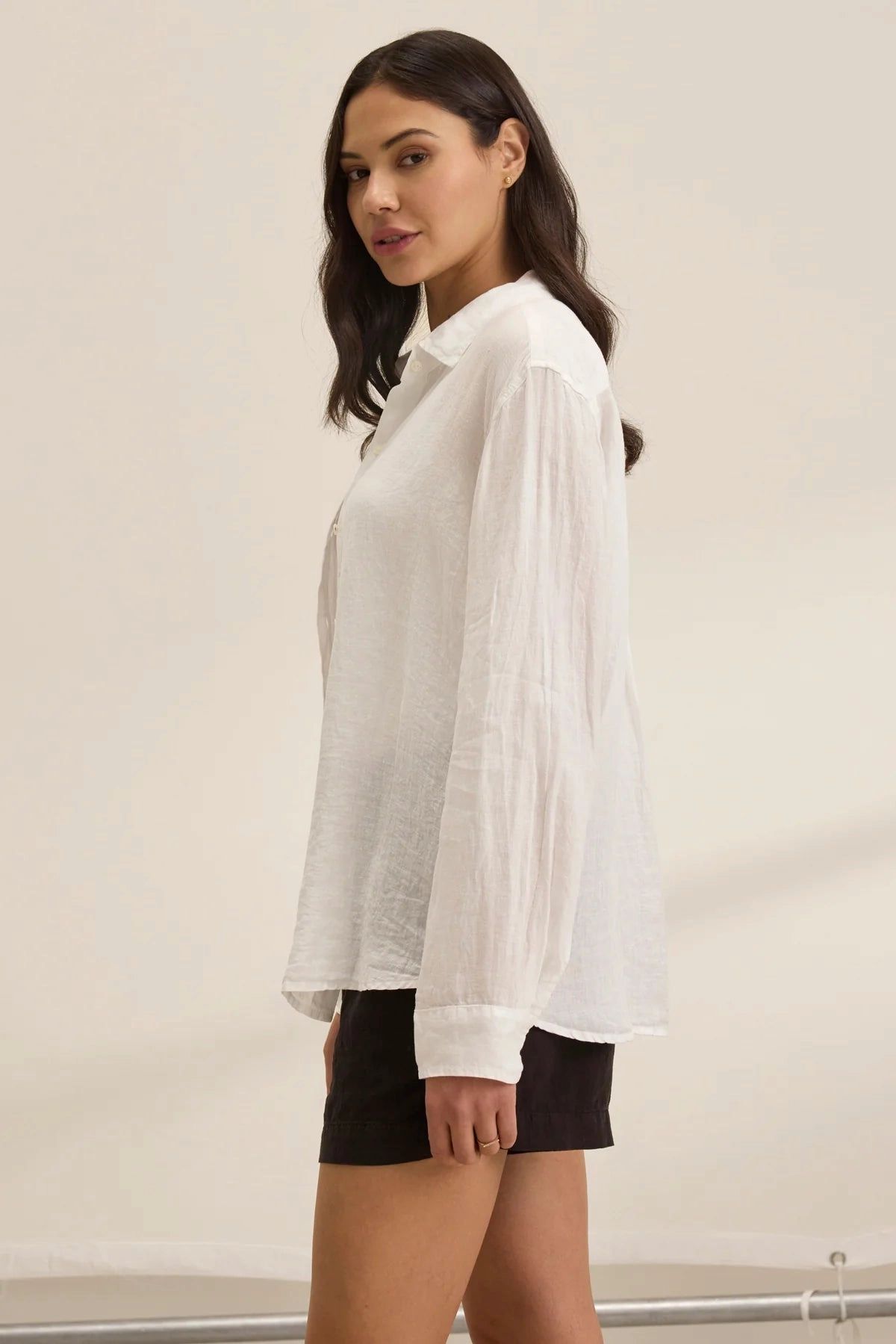 Sisi Linen Shirt Heat Regulating Fabric