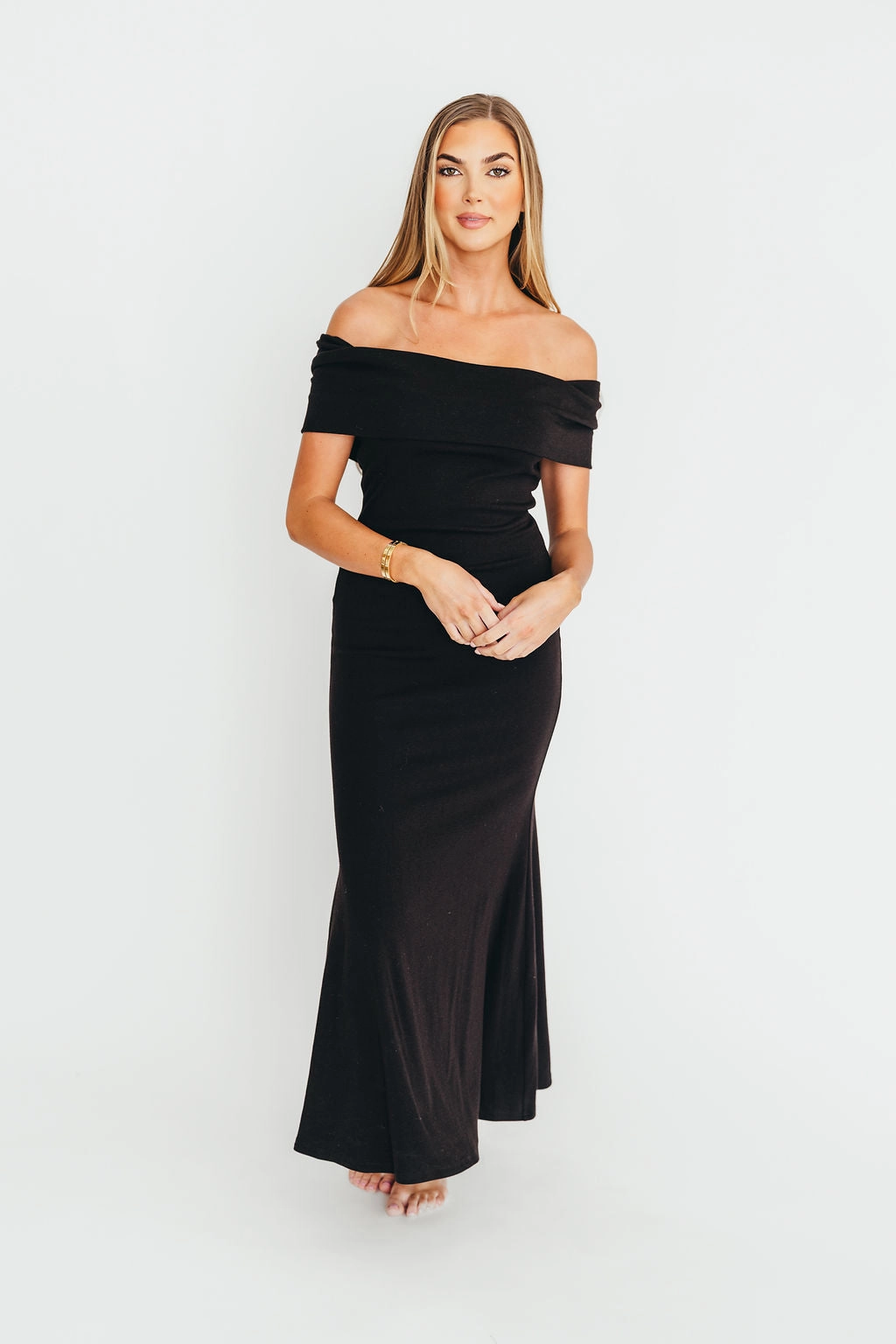 Monroe Maxi Dress in Black - Bump Friendly *Final-Sale* Neutral Form
