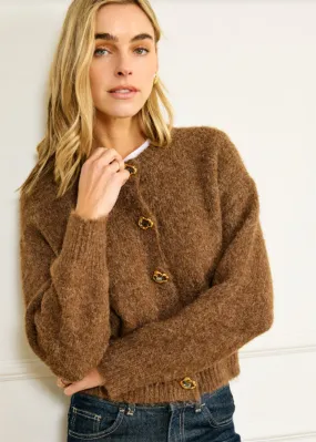 Non Irritating Seams Morgan Cardigan - Brown