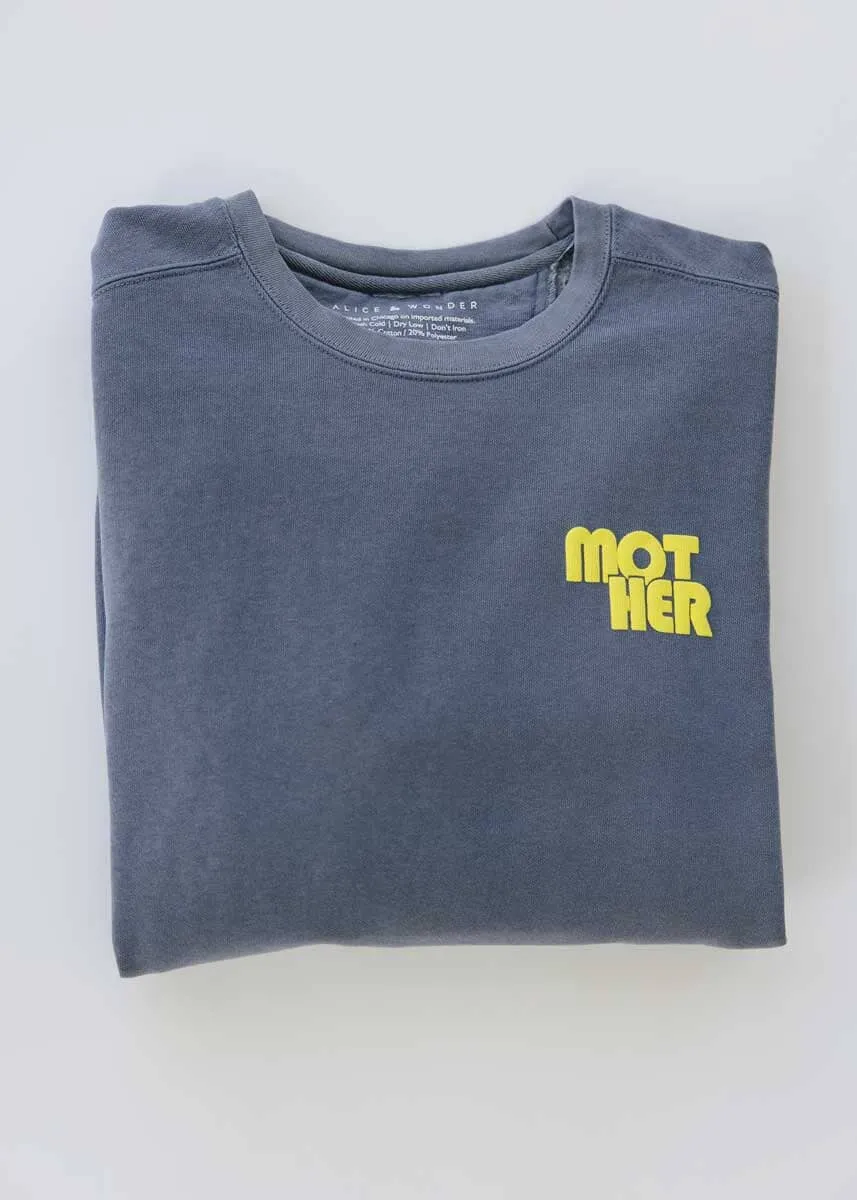 Mother Garment-Dyed Crewneck Cozy Touch Cold Weather Fashion