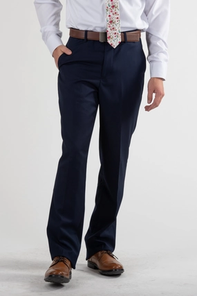 Signature Suit Pant Classic Fit / Navy Wrinklefree