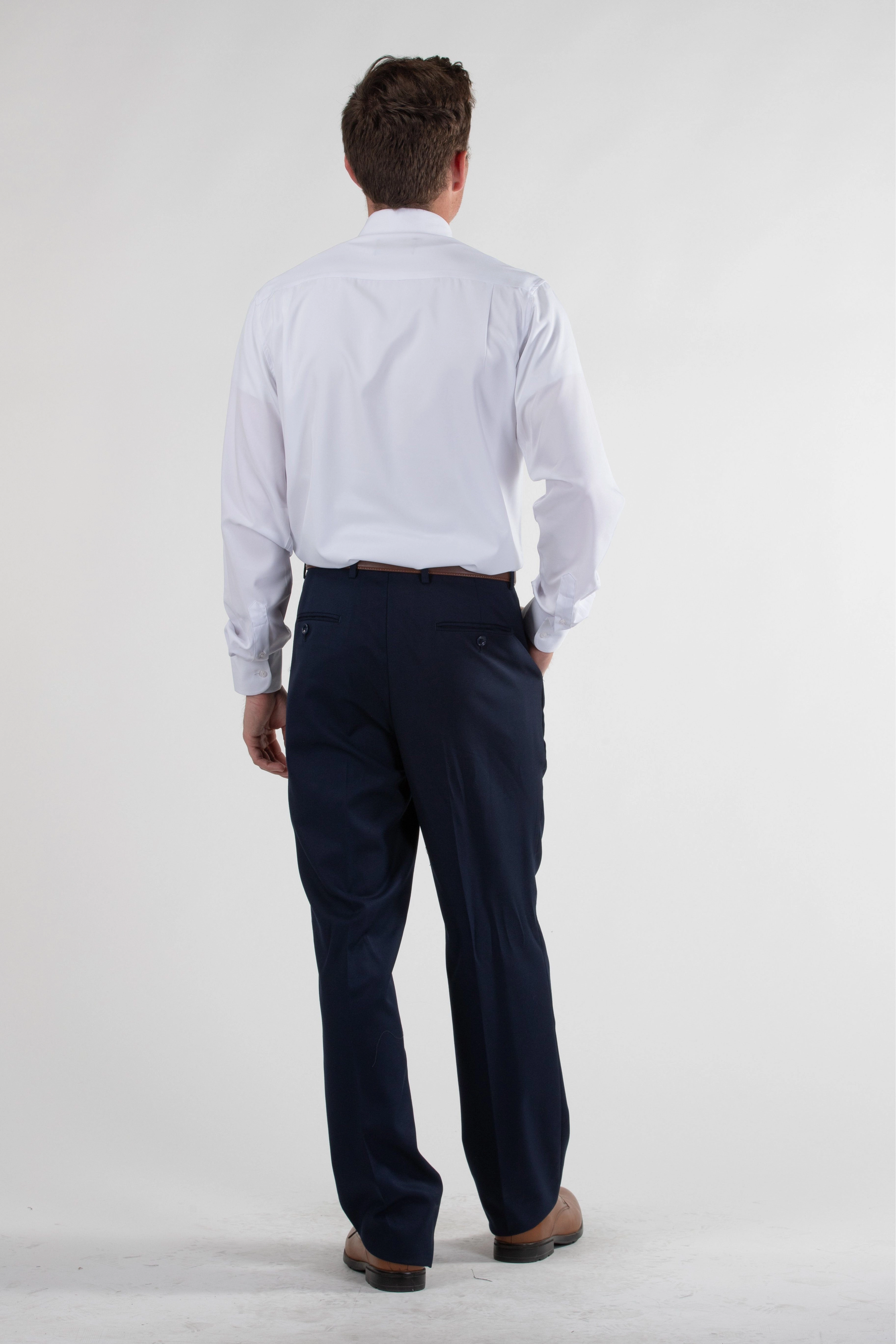 Fit Comfort No Fuss Fit Signature Suit Pant Classic Fit / Navy