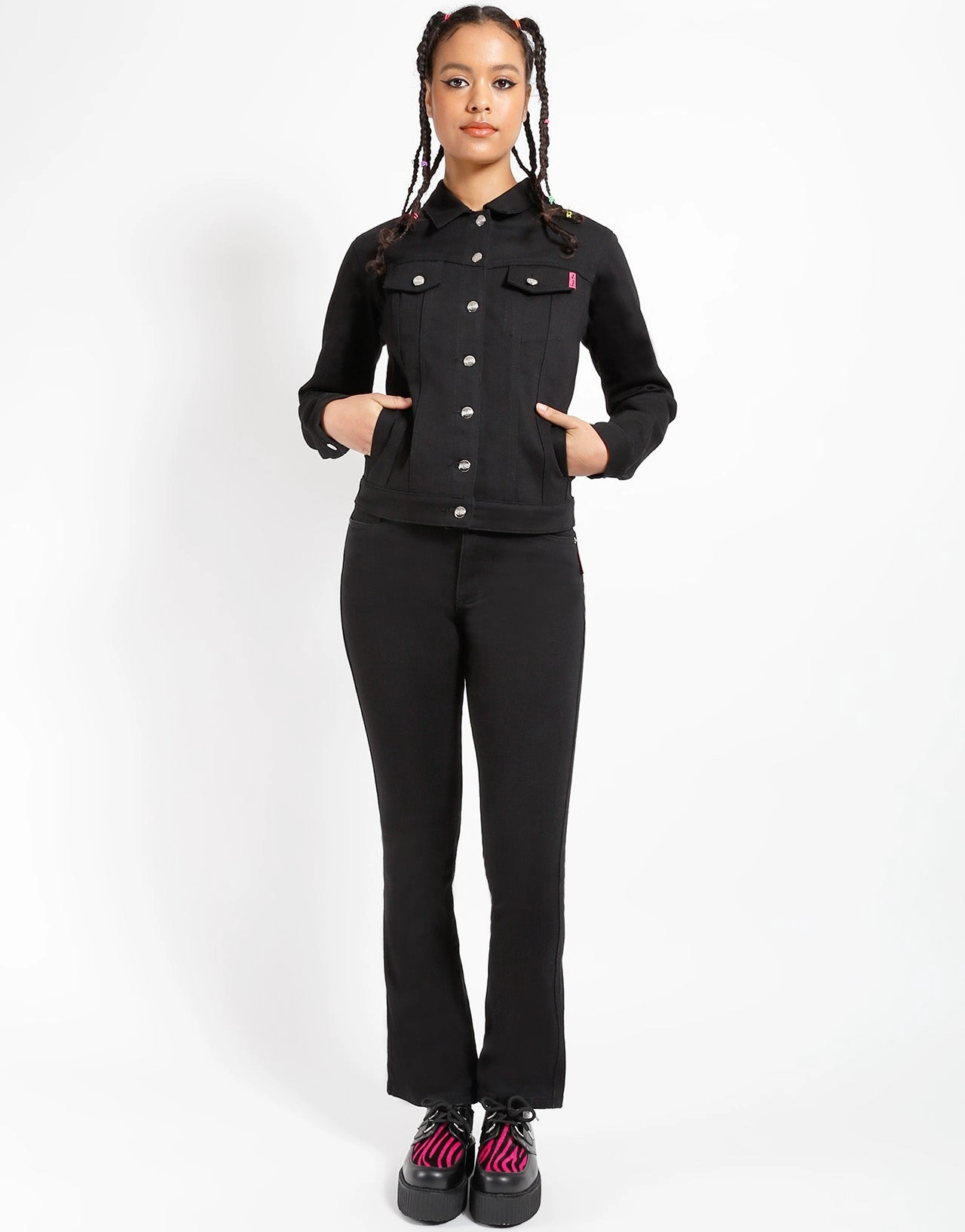 TRASH & VAUDEVILLE DREAM JEAN JACKET Flexible Shoulder Design