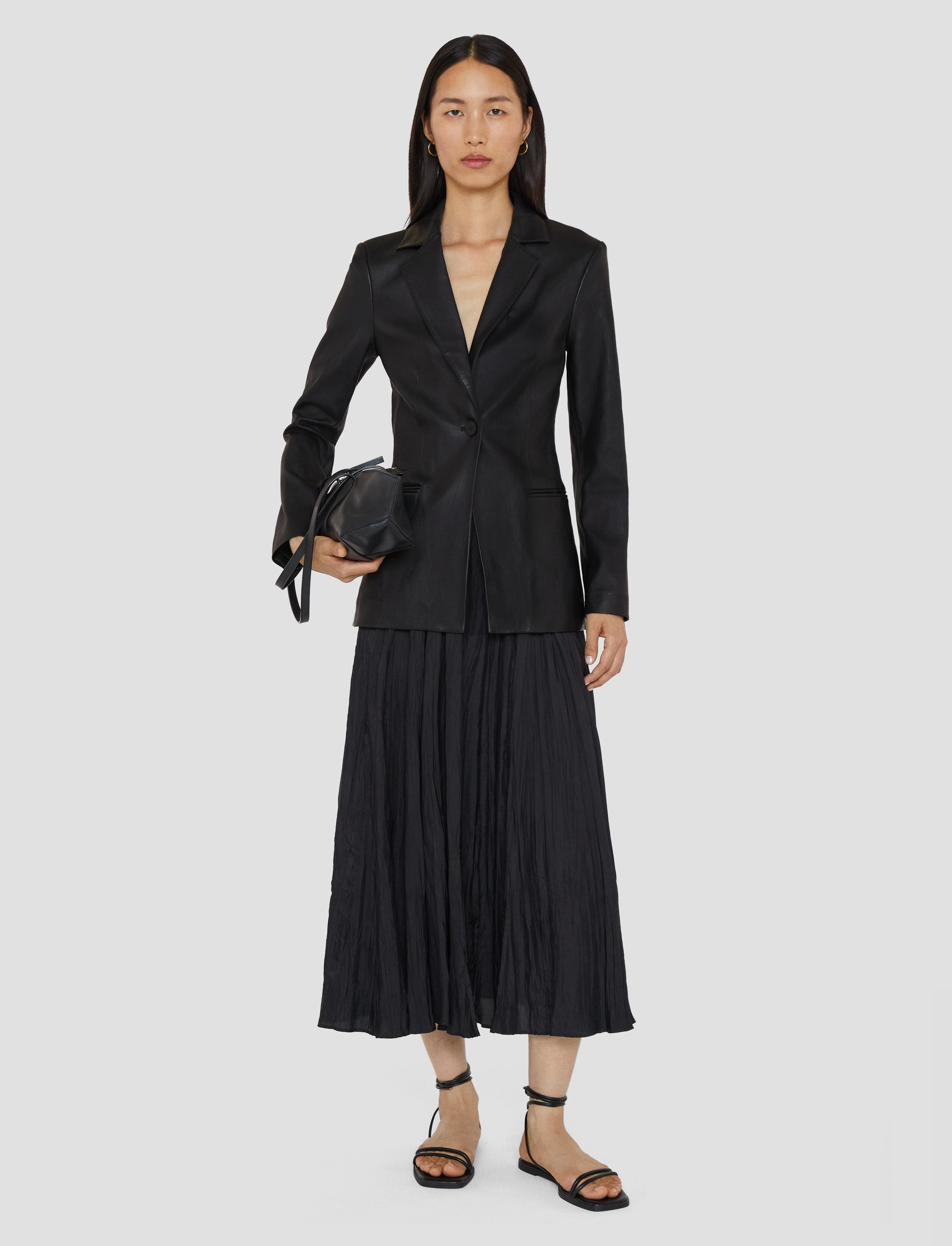 Pascal Leather Stretch Jacket Office Comfort