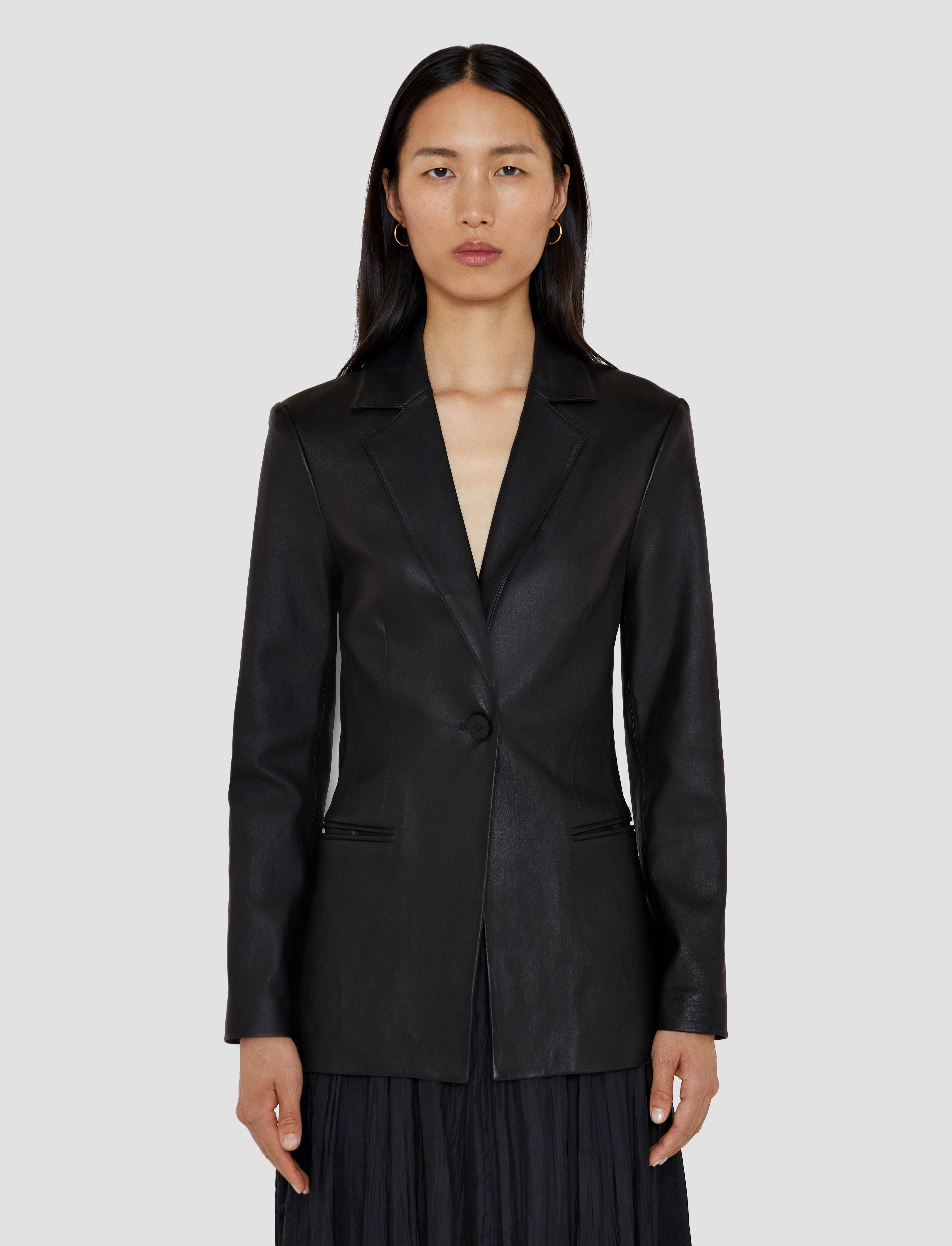 Connection Pascal Leather Stretch Jacket