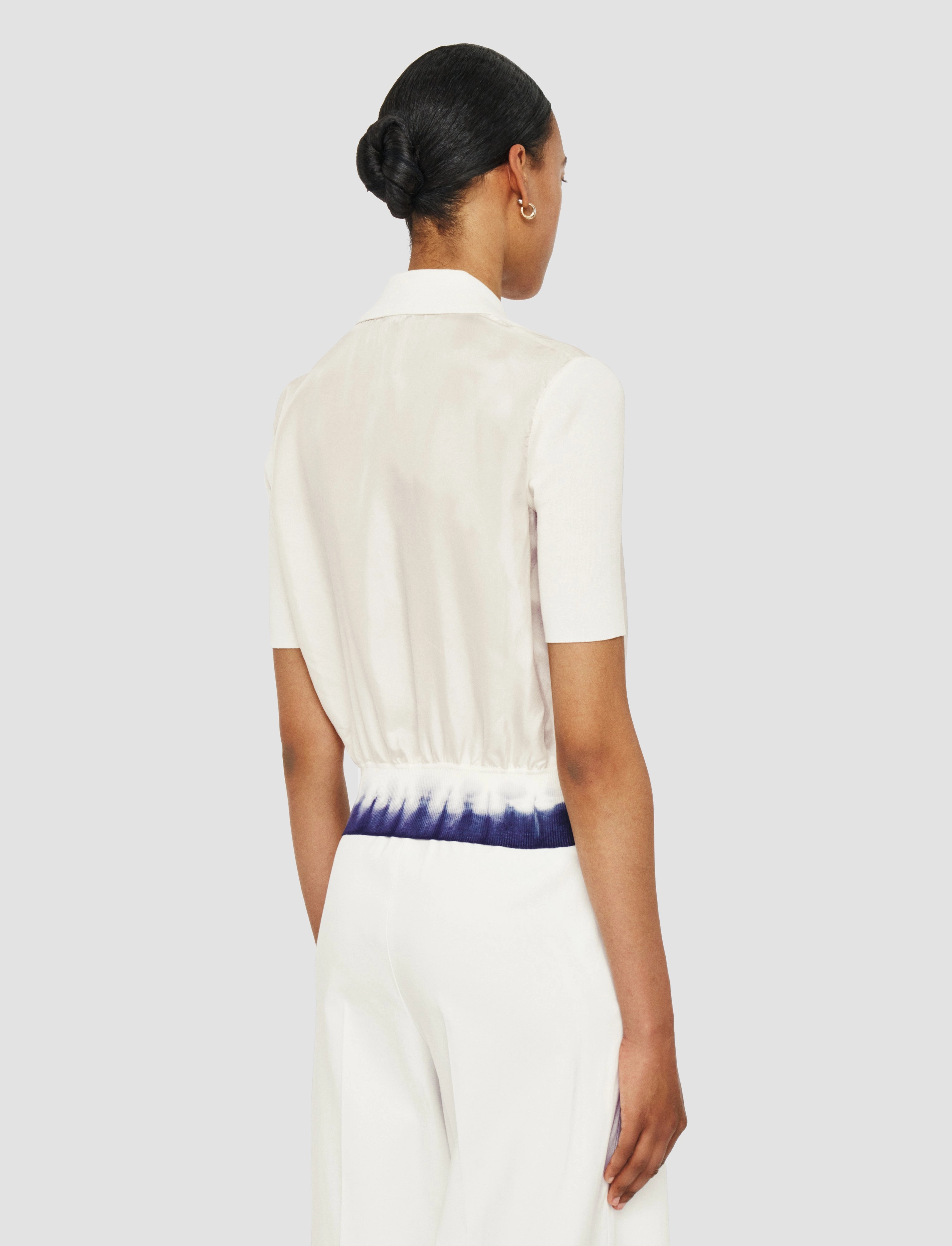 Compact Knit Structure Versatile Warmth Silk Cotton Knit Cardigan