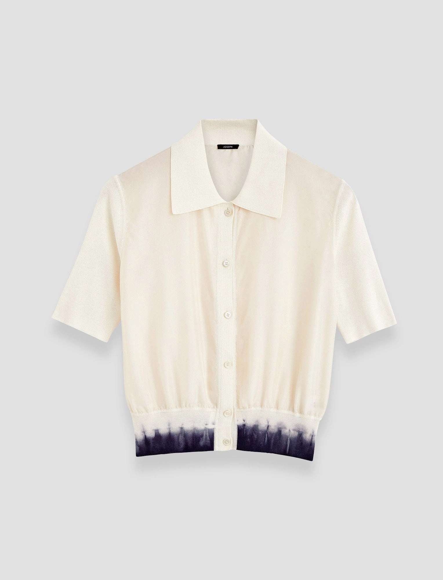 Silk Cotton Knit Cardigan Breathable Lining