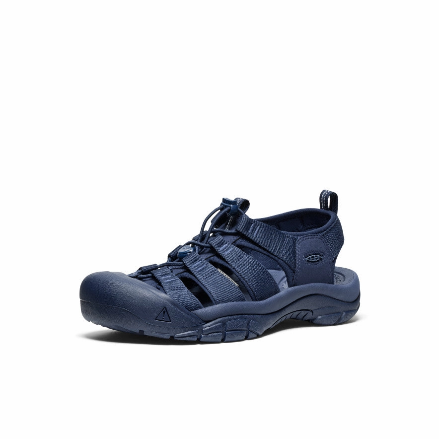 Easy Clean Ventilation Ports Men's Newport H2 Sandal  |  Monochrome/Navy