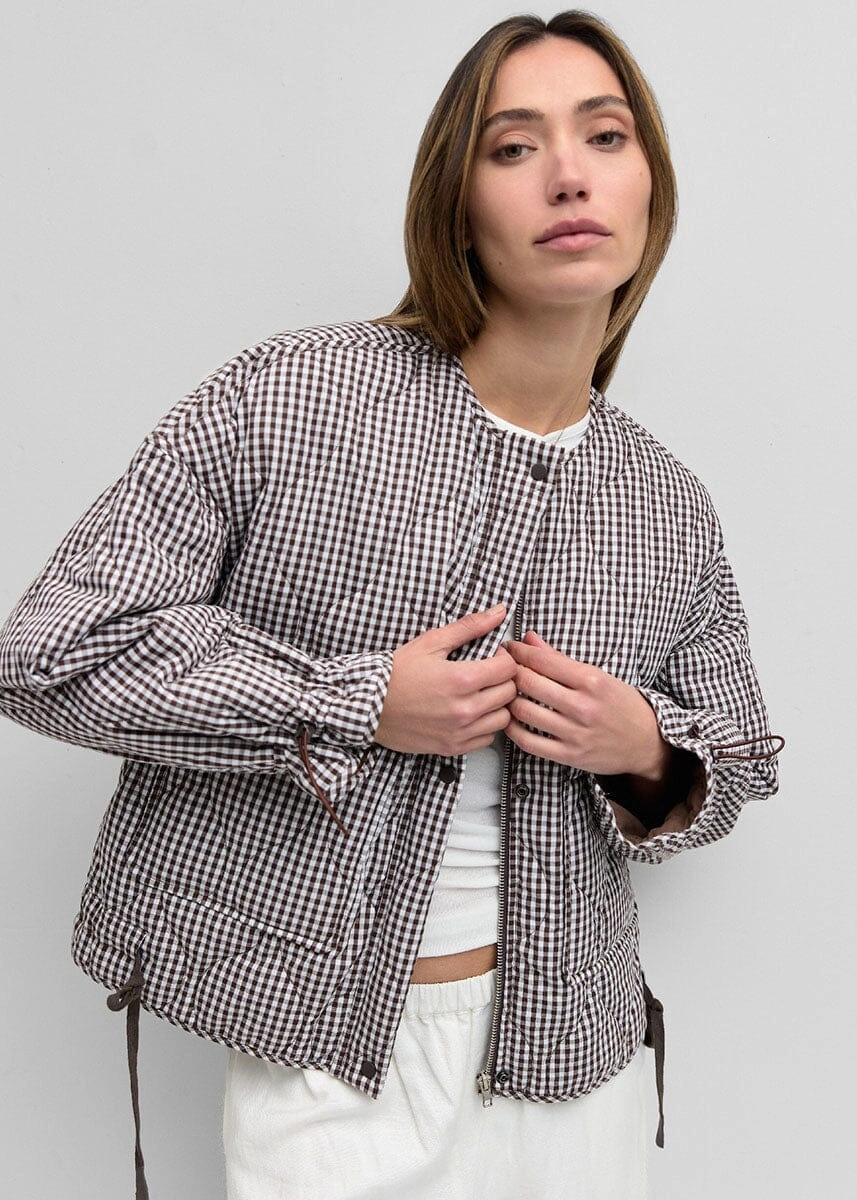 The Rochelle Jacket - Brown Soft Interior Brushing