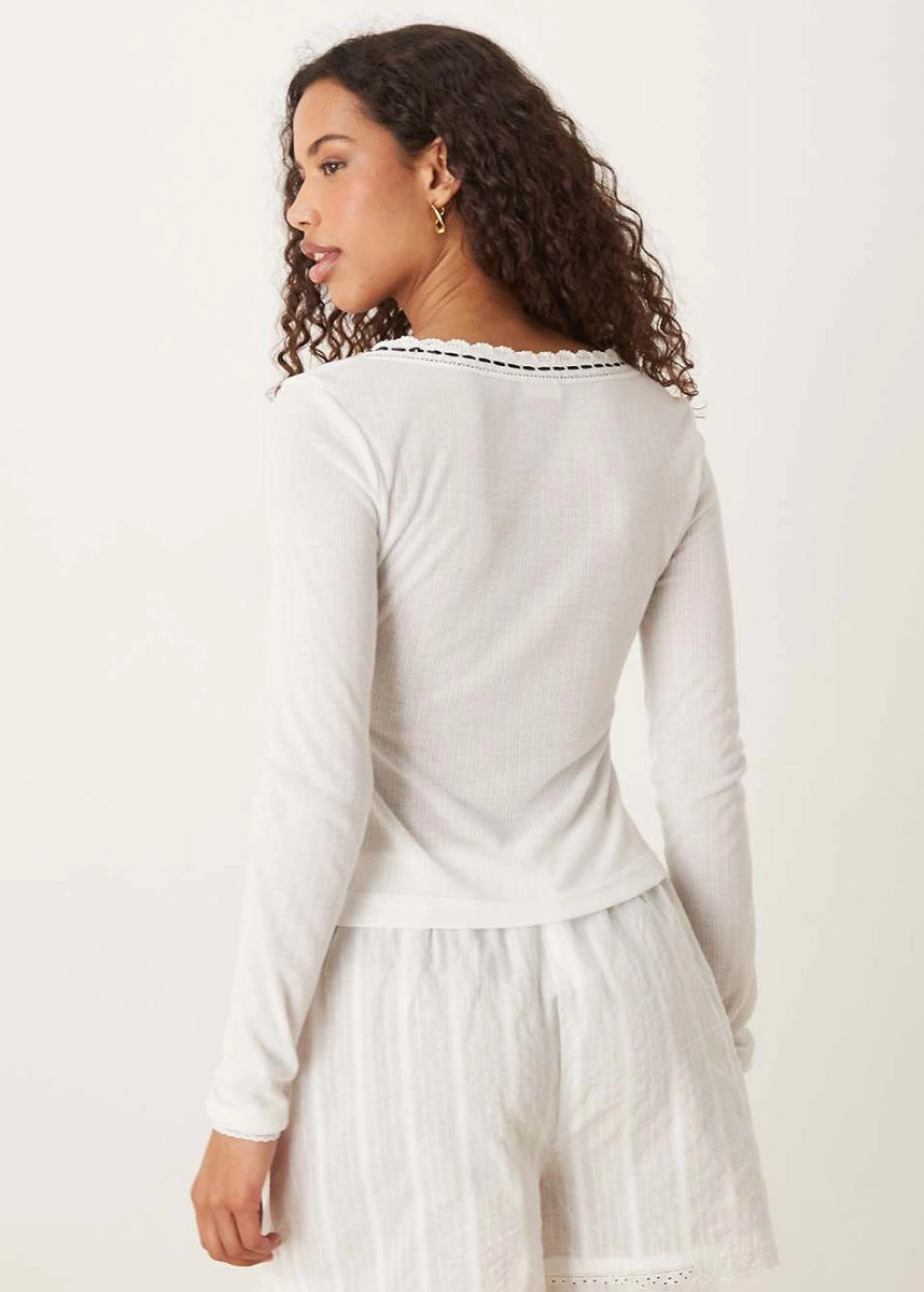 Only You Long Sleeve - Clean Ivory Circular Knit Technology Ergonomic Cut