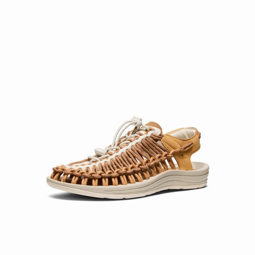 Rugged Traction Footbed Design Women's UNEEK Sneaker  |  Oak Buff/Chipmunk