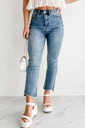 Benedict Bootcut Mica Denim Jeans (Medium) Sandblasted Finish