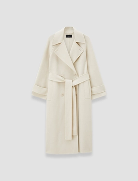 Navarre Linear Double Face Wool Coat Sport Inspired Style Weather Adaptive Ventilation