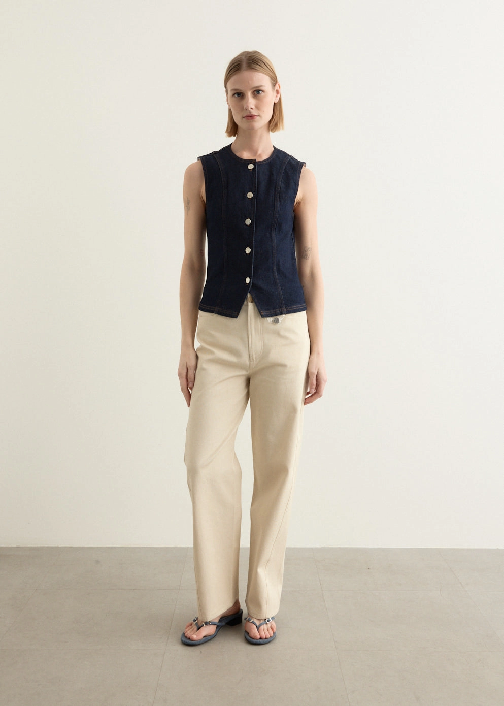 Mene Top Modern Minimalist Stretch