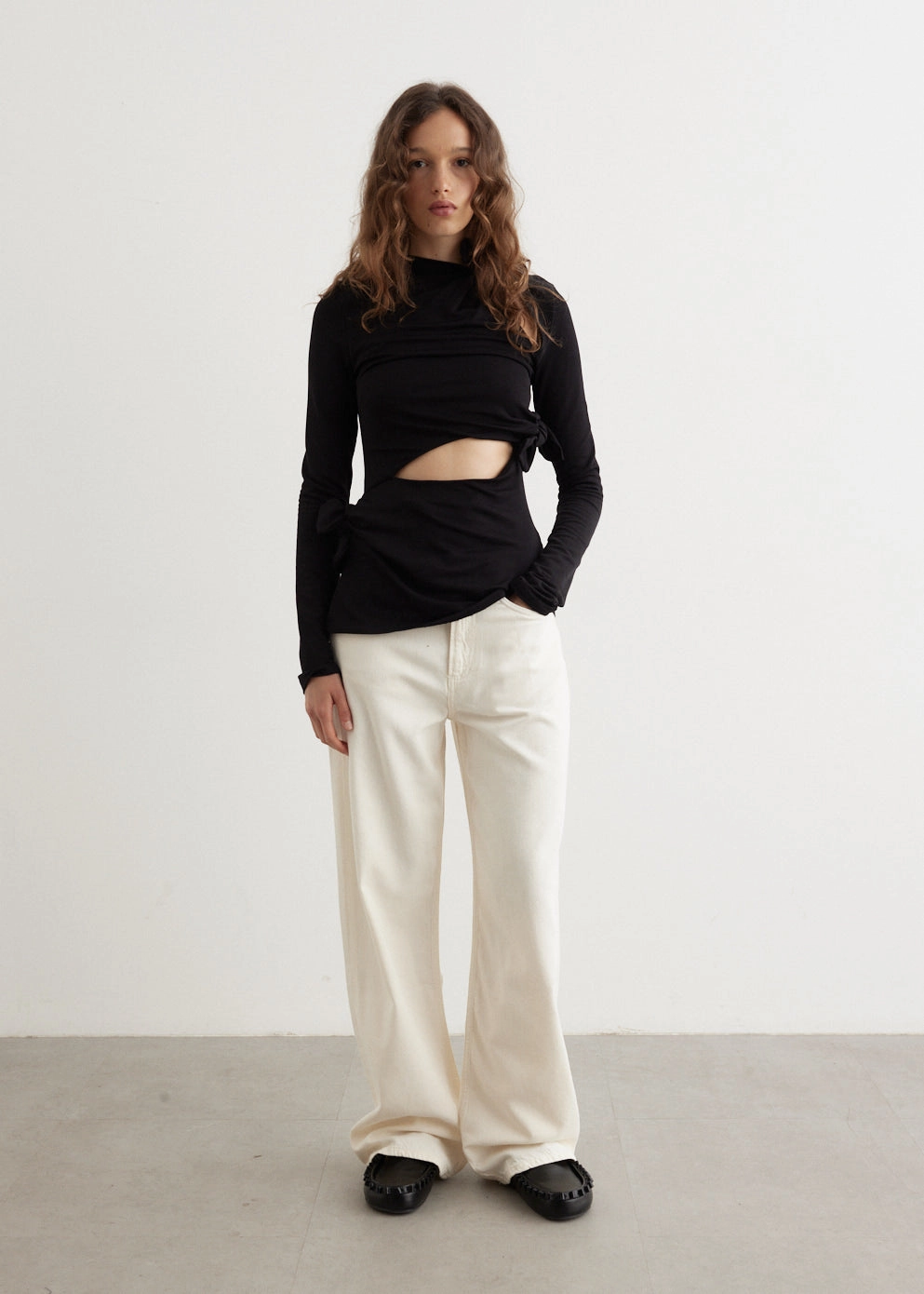 Featherweight Logan Wide Leg Jeans Everyday Layer Motion Ease