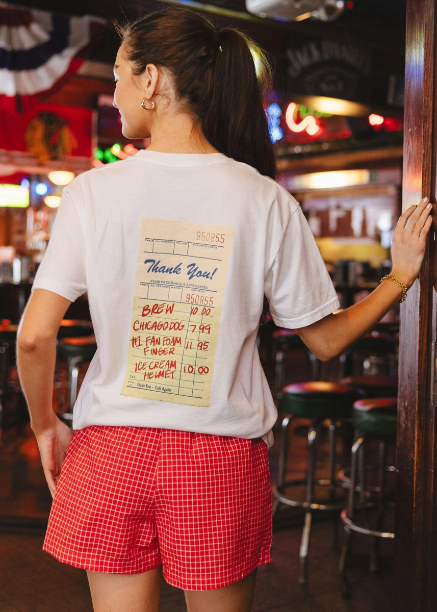 OdorControl Technology Game Day Receipt Tee