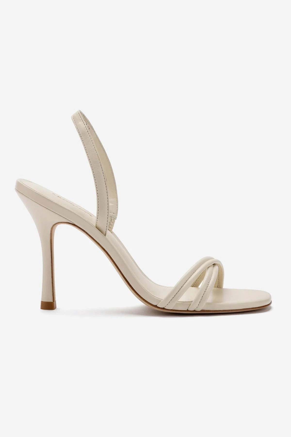 Durable Walk Annie Sandal In Ivory Leather