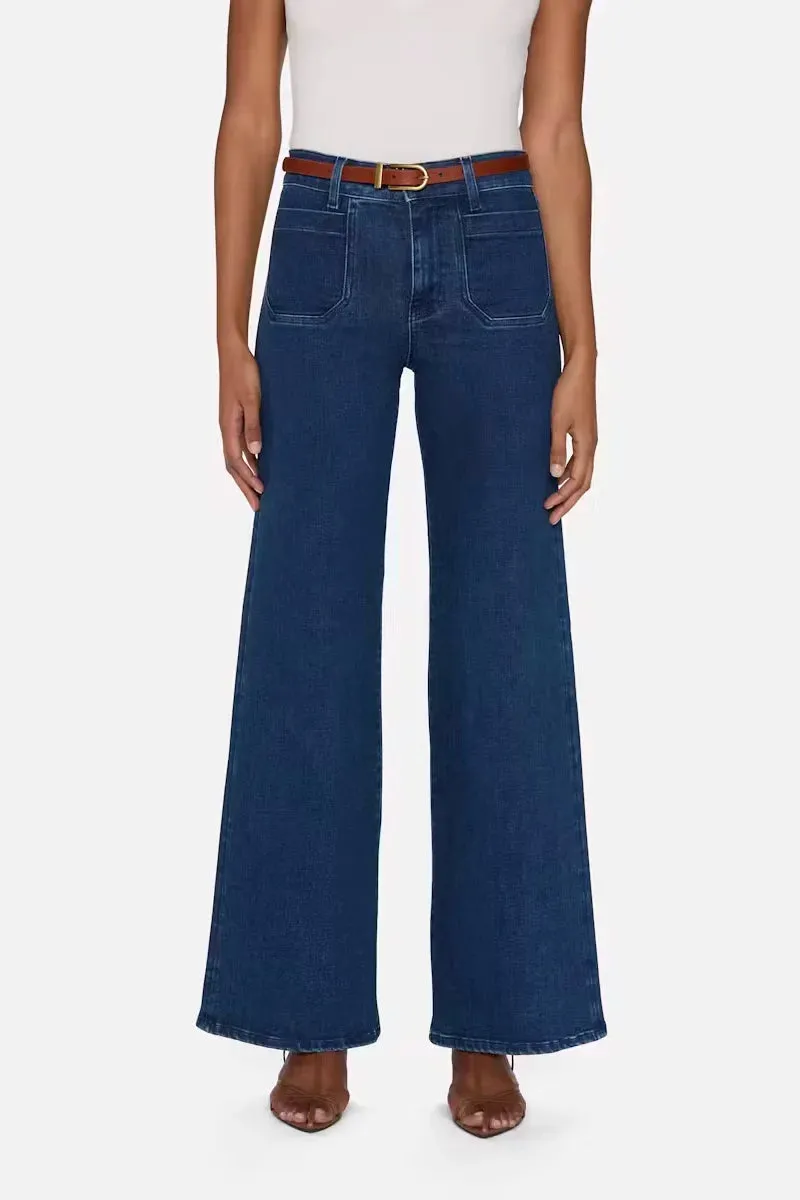 Shape Retention Comfy Look Le Slim Palazzo Modernist Pocket