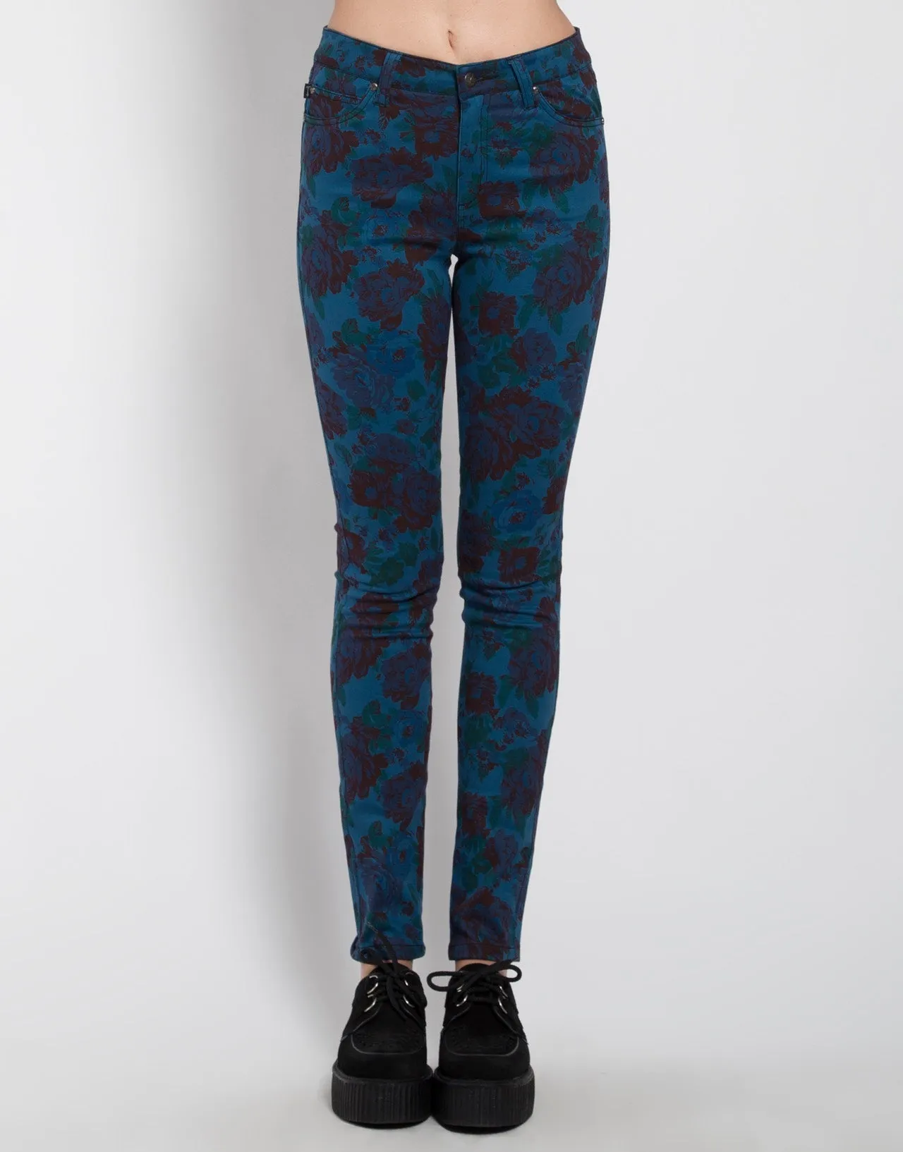Core Movement HIGH WAIST FLORAL SKINNY