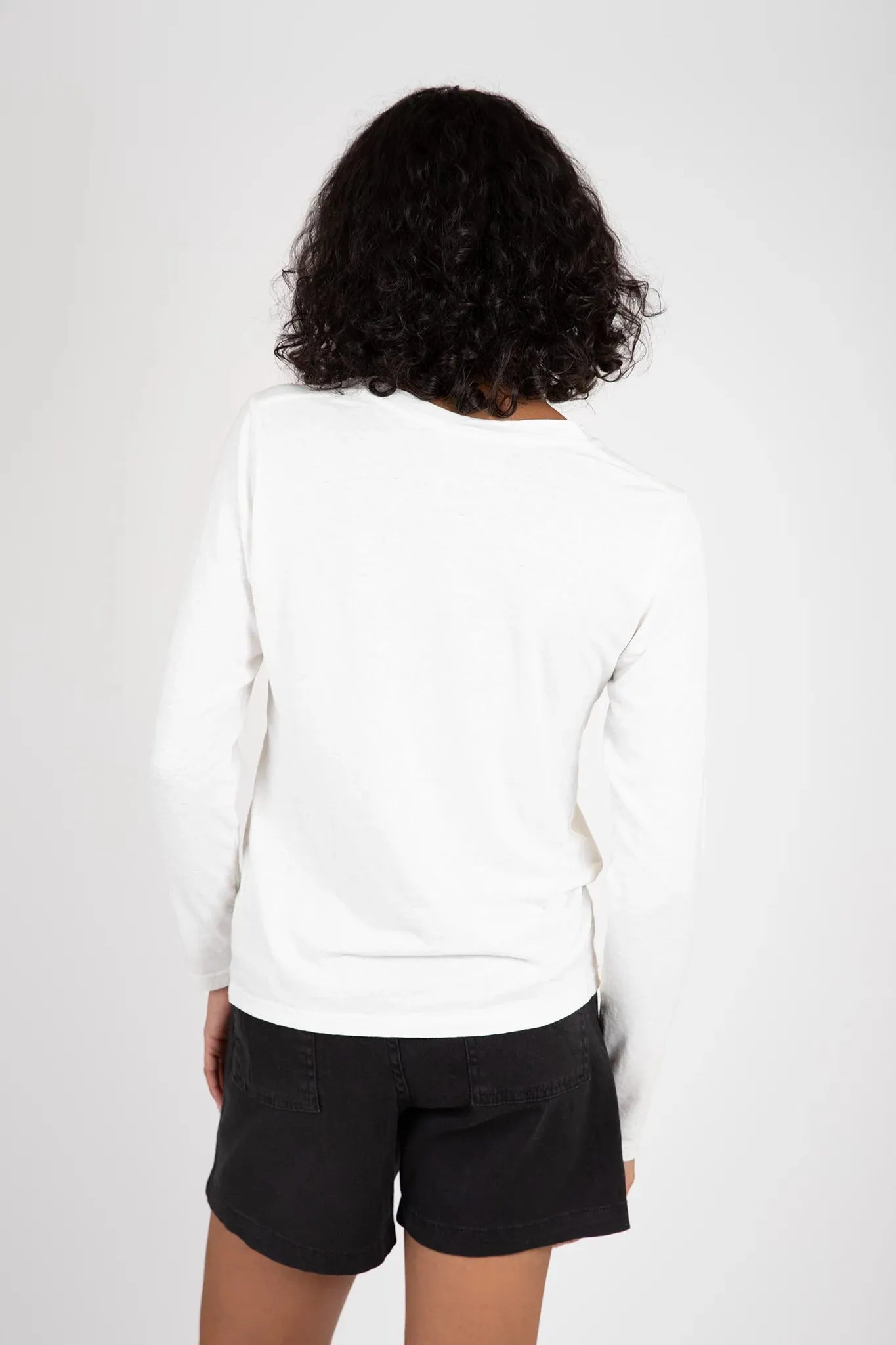 Encanto Long Sleeve Tee Casual Layer Look Easy and Relaxed