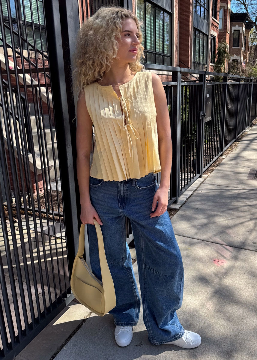Kali Linen Top - Yellow SolarReflectiveFinish