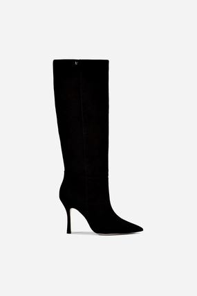 Kate Boot In Black Suede Comfortable Insole