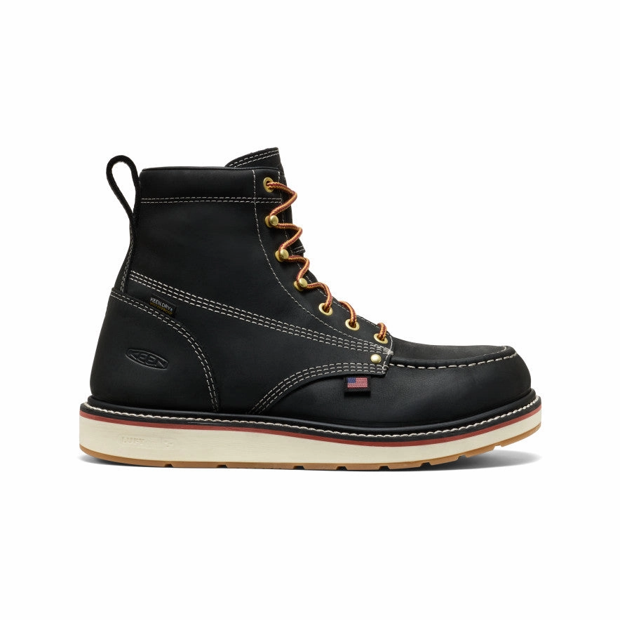 Multi Season Men's Liberty 6" Waterproof Boot (Carbon Toe)  |  Black/Gum